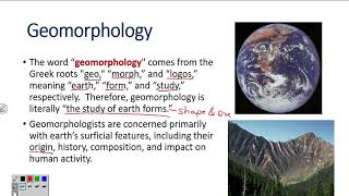 Introduction to Geomorphology [upl. by Ursulette]