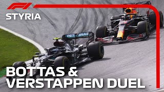 Bottas amp Verstappen Duel  2020 Styrian Grand Prix [upl. by Addiel]