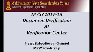 MYSY2017 18 Document Verification Process Fresh Application [upl. by Hannibal669]