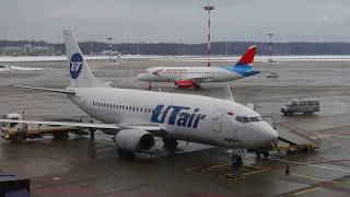 Boeing 737400 Utair Москва  Казань [upl. by Licko686]