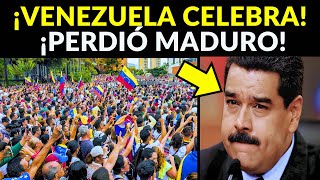 ¡VENEZUELA CELEBRA NICOLÁS MADURO PIERDE LAS ELECCIONES [upl. by Harbison]