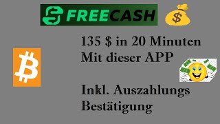 FreeCash 💰 135 in 2030min vedient Kostenlos  FreeCash App  online Geld verdienen [upl. by Ayekahs]