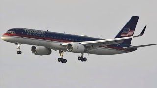 Trump Boeing 757 Arrival to ATL Airport [upl. by Shaylynn]