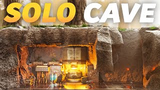 I Built A SOLO Base In A Hidden Cave On ARK DAY 1 [upl. by Sybila]