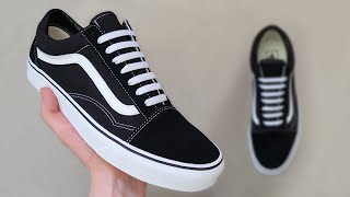 HOW TO BAR LACE VANS OLD SKOOLS 👟🔥 [upl. by Minoru]