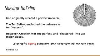 Fundamentals of Kabbalah Part 2 Shattering of the Vessels [upl. by Estell]