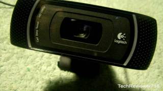 Logitech HD Pro Webcam C910 Review [upl. by Ahsenav419]