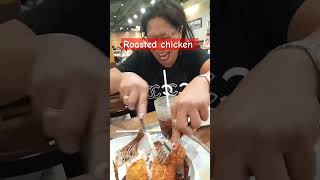 Cutting Whole Roasted Chicken satisfyingvideo foryou asmr chicken roasted [upl. by Disario]