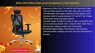 Sihoo M18 Office Chair as an Investment in Your Comfort [upl. by Llenyr]