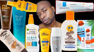 Long Awaited European Budget Sunscreen Haul Review  UdegbunamChuks [upl. by Chu736]