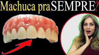 Minha DENTADURA está me MACHUCANDO como RESOLVER Prótese Total Dentadura machucando a Gengiva [upl. by Rehm41]