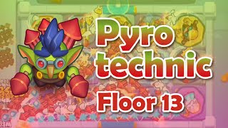 It is possible to clear floor 13 with Pyrotechnic Rush Royale [upl. by Anitnemelc]