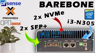 VOLLGAS im HOMELAB  Barebone mit Intel N305 2x SFP 2x NVMe 2x 25Gbits [upl. by Annoya]