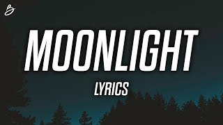 Ali Gatie  Moonlight Lyrics  Lyric Video [upl. by Kcor]