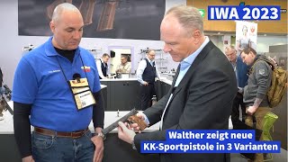 IWA 2023 Walther zeigt neue KKSportpistole in 3 Varianten CSP Classic CSP Dynamic und CSP Expert [upl. by Yeliah]