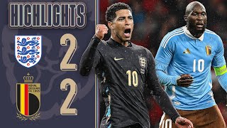 England 22 Belgium  Bellingham Scores Last Kick Of The Game  Highlights [upl. by Maxma]