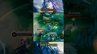 Choouuuu Dont Runnn 😹mobilelegends mlbb moskov short [upl. by Esiuolyram282]