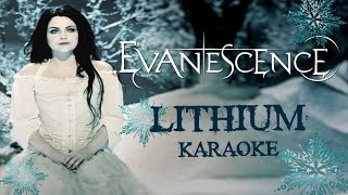 Evanescence  Lithium Instrumental karaoke [upl. by Nohs]