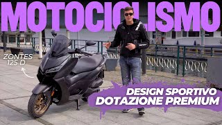 Test Zontes 125D lo scooter moderno e tecnologico alla portata di tutti [upl. by Anirrok]