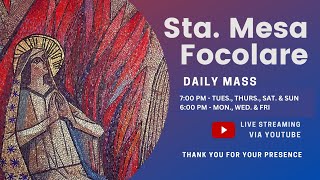 Sta Mesa Focolare Online Mass 0700 PM October 03 2024 [upl. by Enomsed]