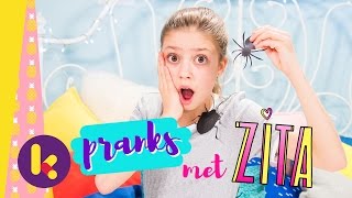 Grappige pranks met Zita [upl. by Euqinimod]