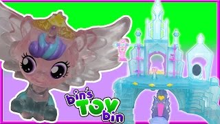 FLURRY HEART amp PRINCESS CADANCE CASTLE  Crystal Empire Playset  MLP Review Bins Toy Bin [upl. by Arondell]