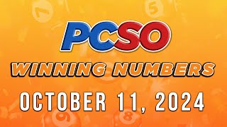 P254M Jackpot Ultra Lotto 658 2D 3D 4D and Mega 645  October 11 2024 [upl. by Ewald113]