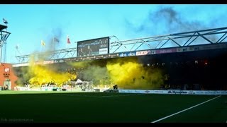 Elfsborg  AIK Bortapremiär 2013  Marsch Sång Tifo Pyro och Mål [upl. by Frederik]