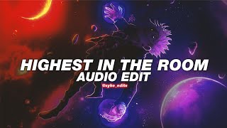 highest in the room  travis scott edit audio [upl. by Macintosh941]