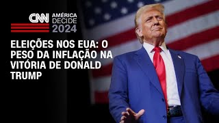 Eleições nos EUA O peso da inflação na vitória de Donald Trump  CNN 360º [upl. by Sudnac]