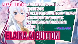 ELAINA AI BUTTON  SCRIPT BOT WA TERBARU  FEATUR 1100 FIX BUGSUPPORT BUTTON NO ENCSUPPORTPANEL [upl. by Trahurn]