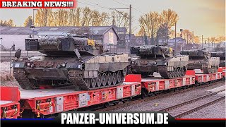 Schweiz übergibt 25 Leopard 2A4 an Rheinmetall  Bundeswehr erläutert das MGCS Programm bei Event [upl. by Bascio]