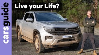 2023 Volkswagen Amarok review Life  New lowerspec VW dualcab ute put to test [upl. by Weingarten831]