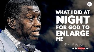 THE SECRET BEHIND THE MIGHTY ENLARGEMENT  PASTOR ADEBOYE [upl. by Aunson106]