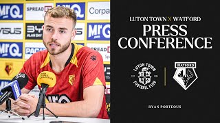 “We Know It’s Massive For The Fans”  Ryan Porteous PreLuton Press Conference [upl. by Am872]