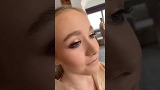 Makijaż dla 13LATKI na ŚLUB siostry 💙👰🏼‍♀️ makeuptrends makeup makeuptutorial [upl. by Soutor]