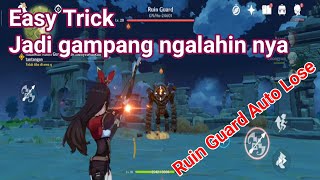 Cara mengalahkan Monster Ruin Guard  Genshin Impact [upl. by Ettener532]