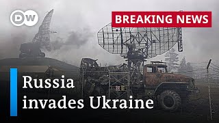 Ukraine latest Russia launches massive invasion  DW Breaking News [upl. by Dorine461]