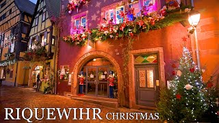 RIQUEWIHR 🇫🇷 🎄The Most Fairytale Christmas Experience In Alsace France 4K  Captions [upl. by Feerahs]