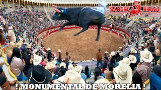 MUJERES MONTANDO TOROS ¡¡ JARIPEO EN LA MONUMENTAL DE MORELIA MICHOACAN 29 DE SEPTIEMBRE 2024 [upl. by Aehs316]