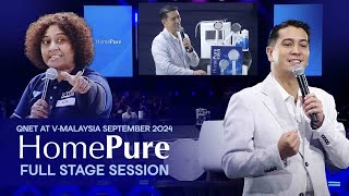 QNET at VMalaysia September 2024  Homepure  Full Stage Session [upl. by Dnivra877]