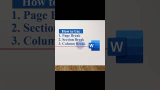 How To Use Page Break Section Breaks and Column Break  TechTricksGh pagebreak section short [upl. by Bledsoe439]