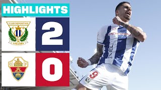 Resumen de CD Leganés vs Elche CF 20 [upl. by Ettenyl]