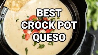 Best Crock Pot White Queso Recipe [upl. by Iznik]