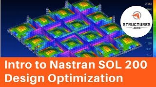 Introduction to Nastran Design Optimization SOL 200 [upl. by Nodmac]