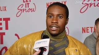 ‘Let It Snow’ Shameik Moore Always Wanted To Do An Iconic Christmas Movie  MEAWW [upl. by Harms]