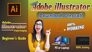 Adobe Illustrator How to Download and Install UrduHindi  Class  01  Illustrator for Beginners [upl. by Annwahs158]