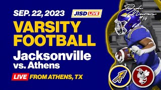 Varsity Football  Jacksonville VS Athens [upl. by Eeliak]