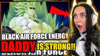 FIRST TIME EVER WATCHING BROLY RADIATES BLACK AIR FORCE ENERGY Cj Dachamp [upl. by Osher]