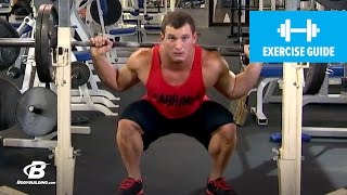 Barbell Back Squat with Hunter Labrada  Exercise Guide [upl. by Rurik364]